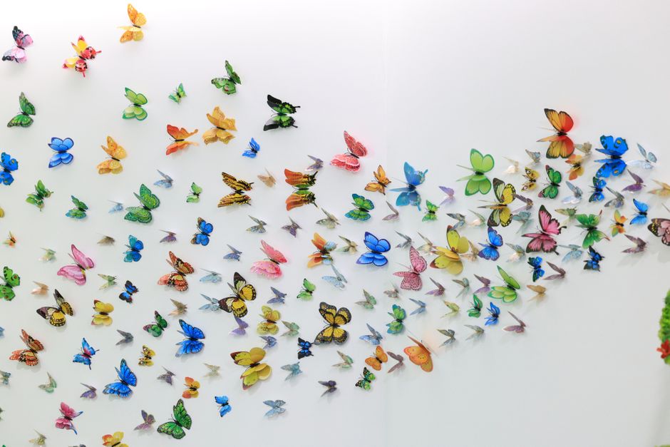 3D Holographic Butterfly Wall Decals