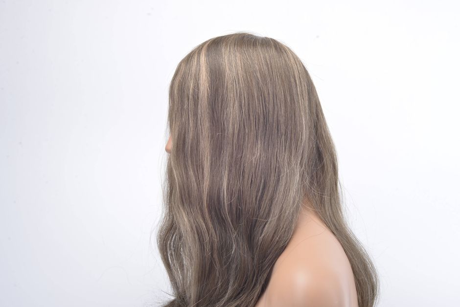 Ash Blonde Balayage Lob