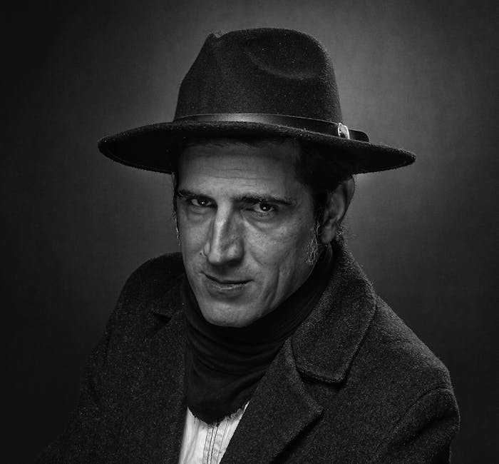 Black Fedora Hat