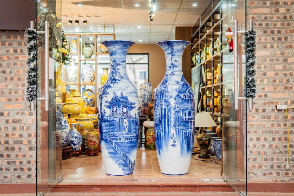Blue and White Porcelain Vase