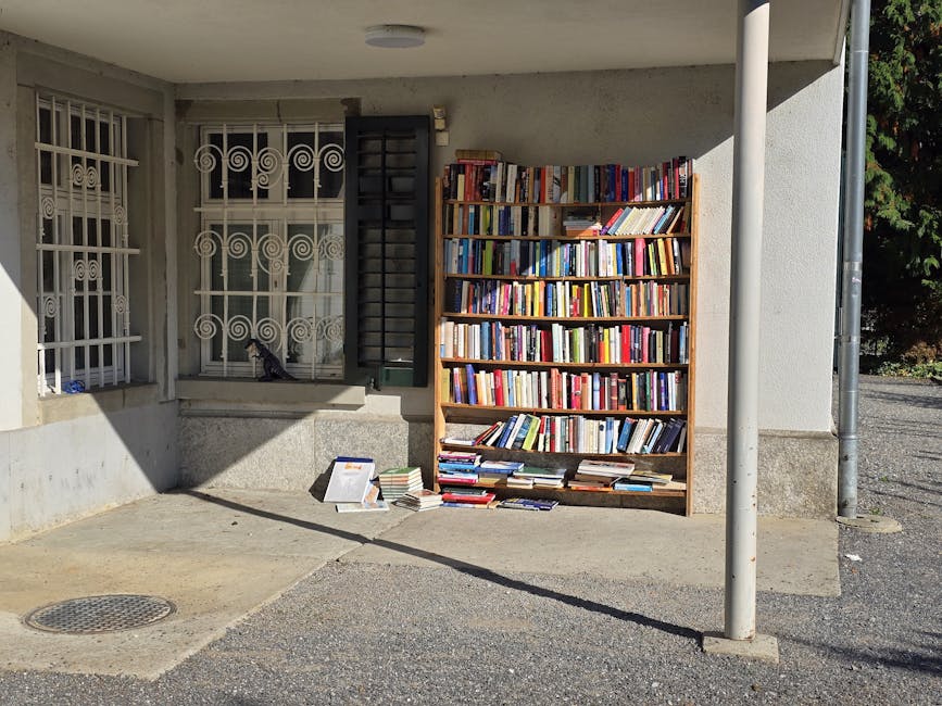 Bookshelf with Concealed Pet Nook