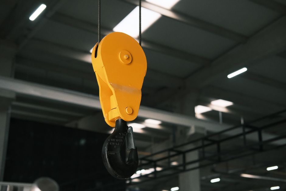 Ceiling-Mounted Pulley Backpack Rack