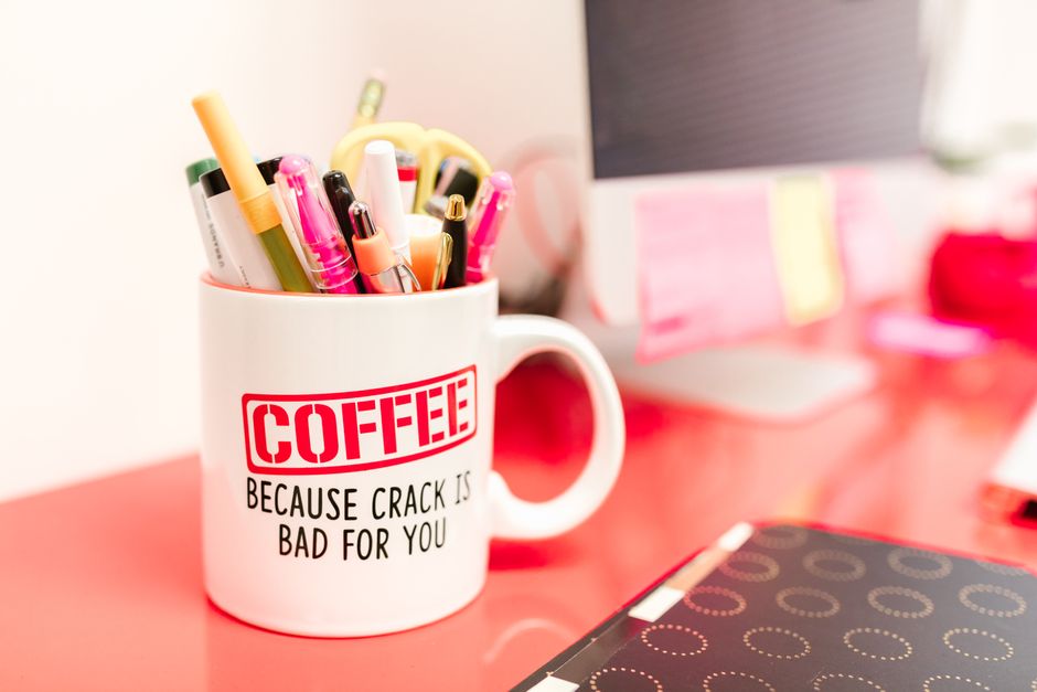 Ceramic Mug Pen Holders