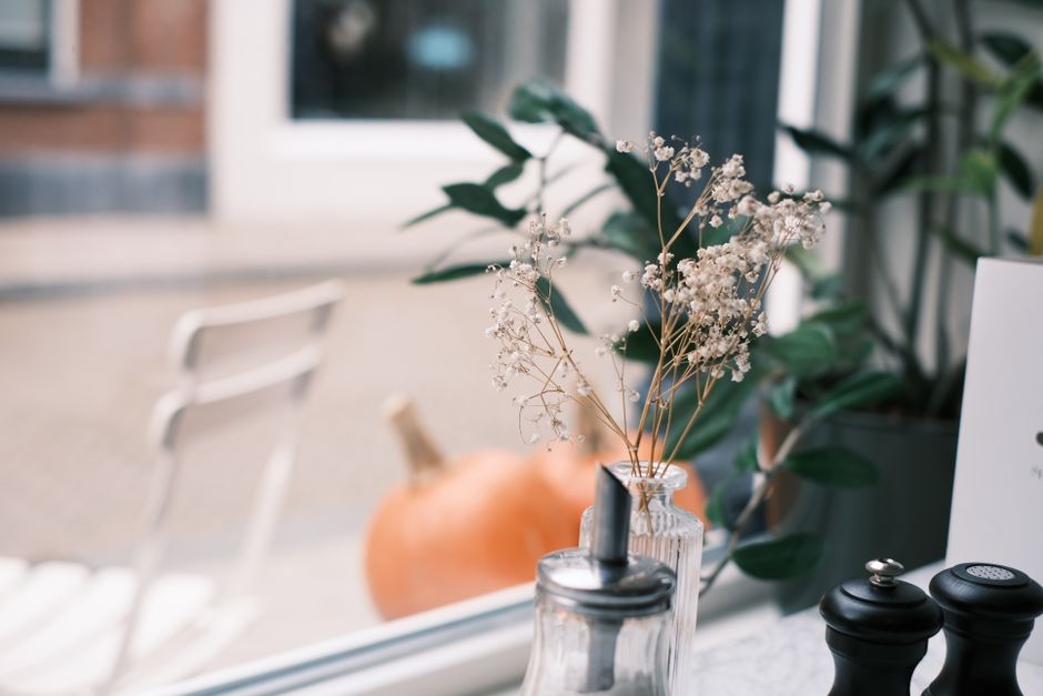 Ceramic Pumpkin Salt and Pepper Shakers