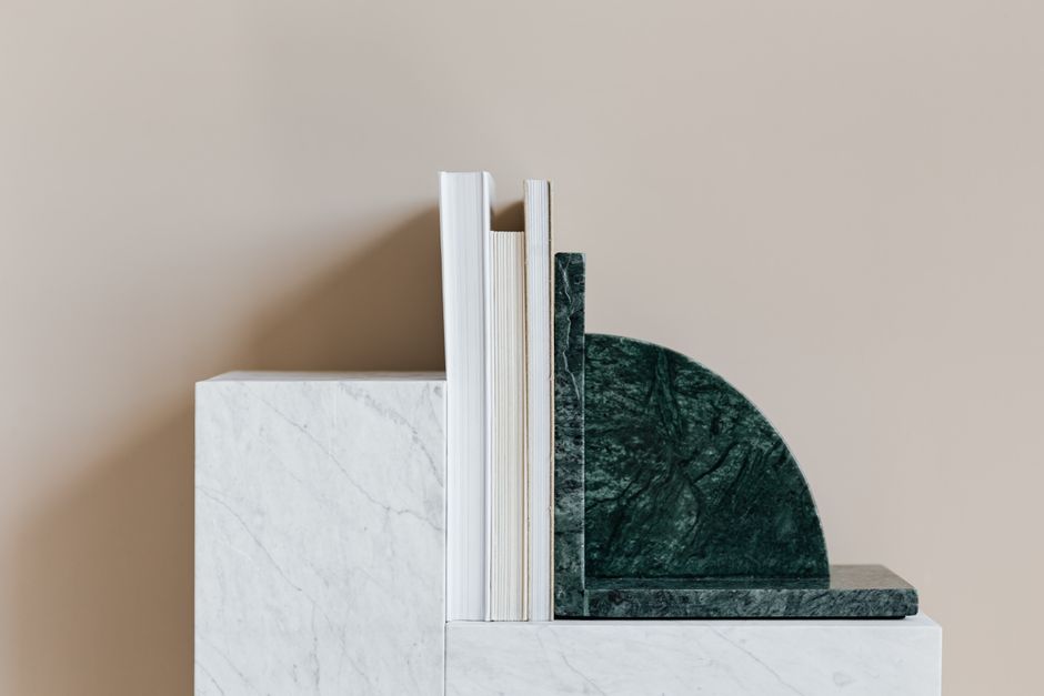 Cerulean Blue Adjustable Bookends