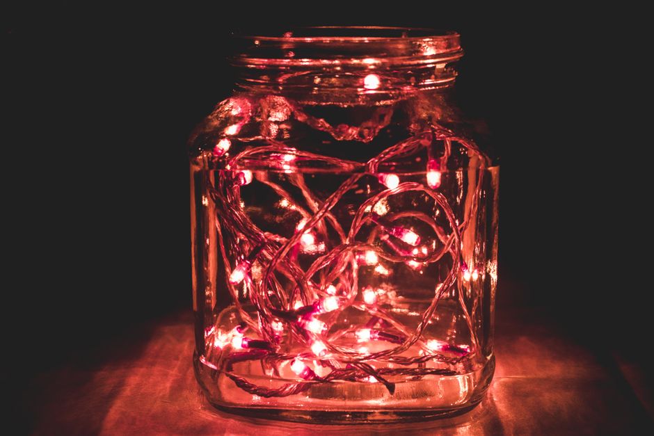 Christmas-Themed Mason Jar Lanterns