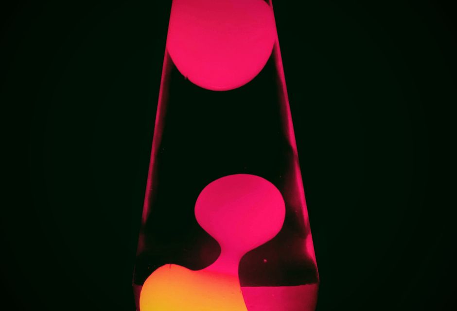 Classic Pink and Purple Lava Lamp
