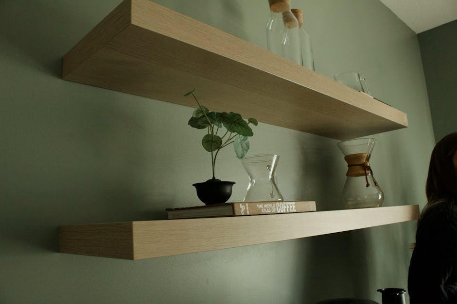 Command Strip Floating Shelves