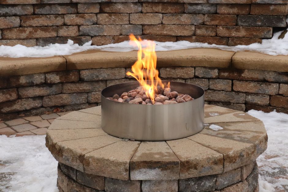 Concrete Tabletop Fire Pit