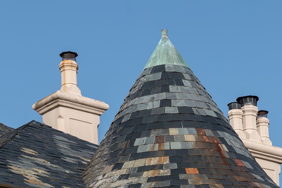 Copper Roof Door Overhang