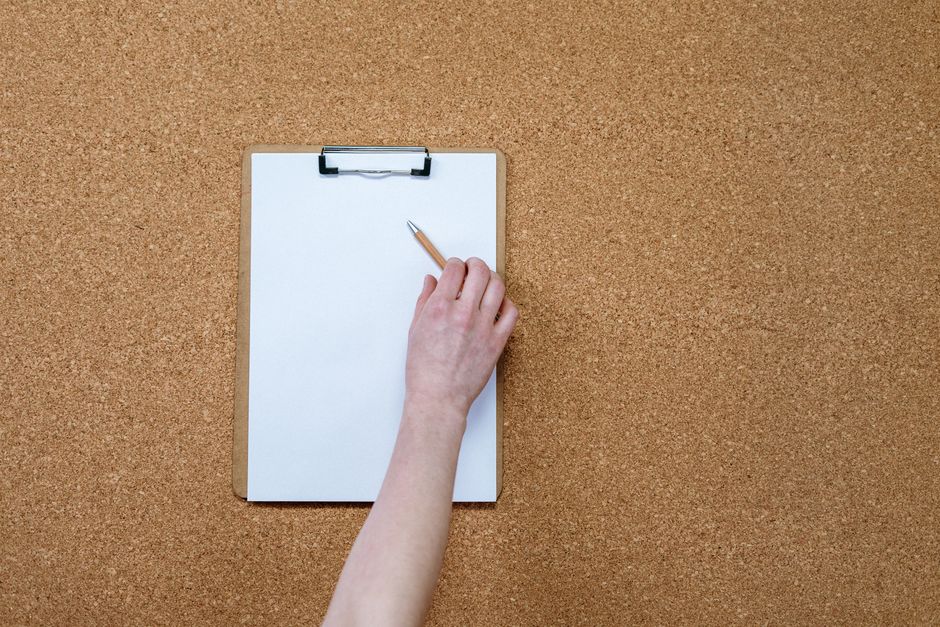 Cork Board Calendar Pad