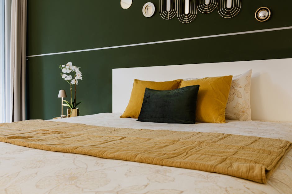 Creamy White and Soft Olive