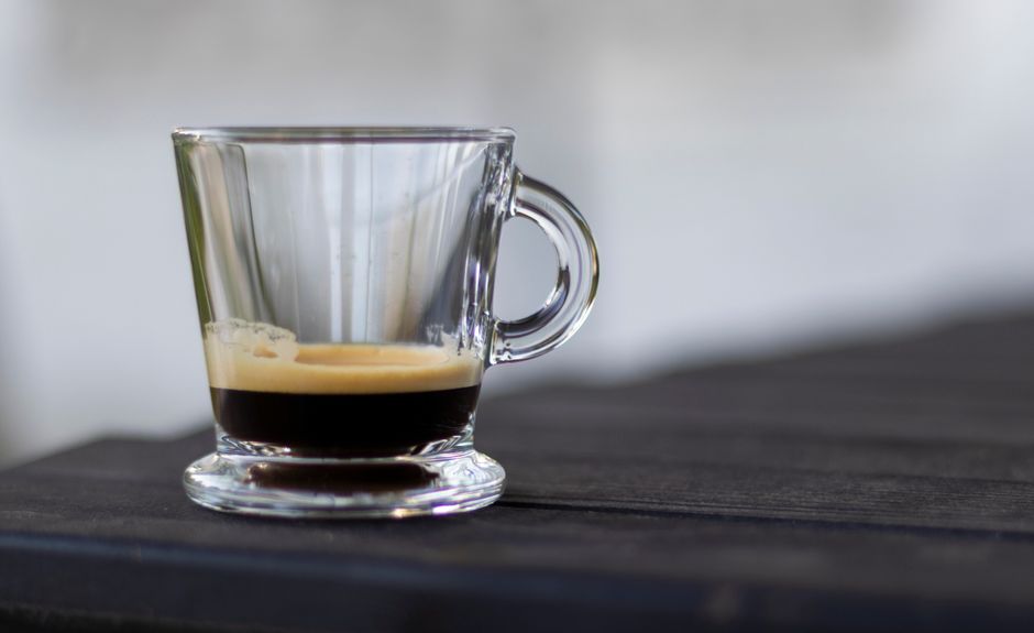 Custom Etched Glass Coffee Mug