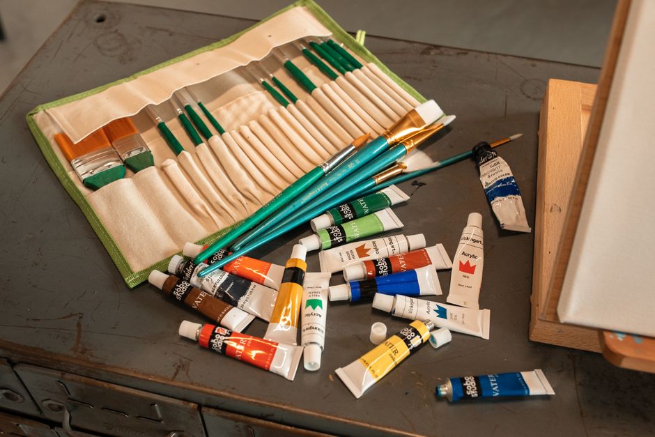 DIY Painted Canvas Pennant Kit