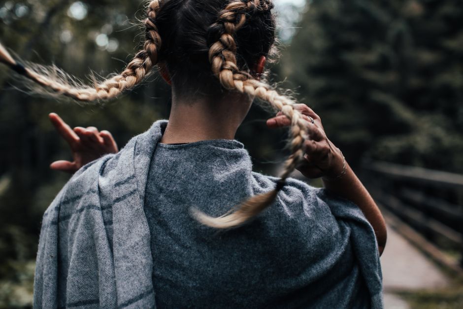 Double Dutch Braids with Clear Elastics