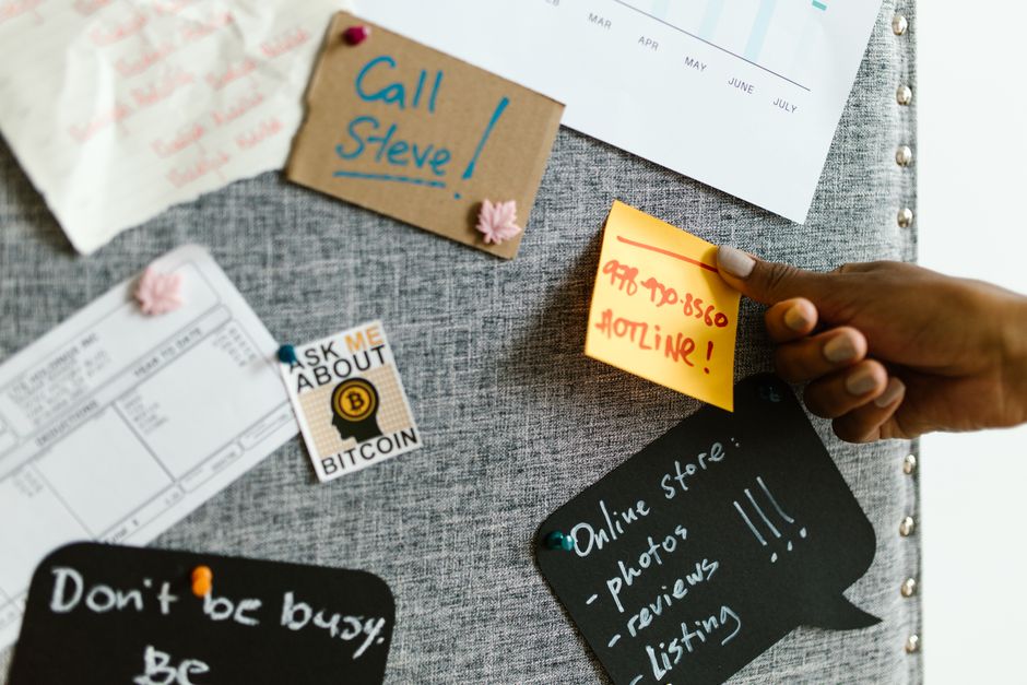 Fabric-Covered Pin Board