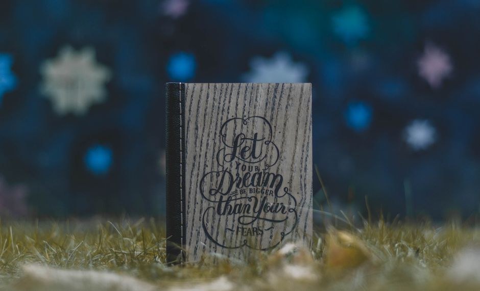 Fill-in-the-Blank Wooden Book