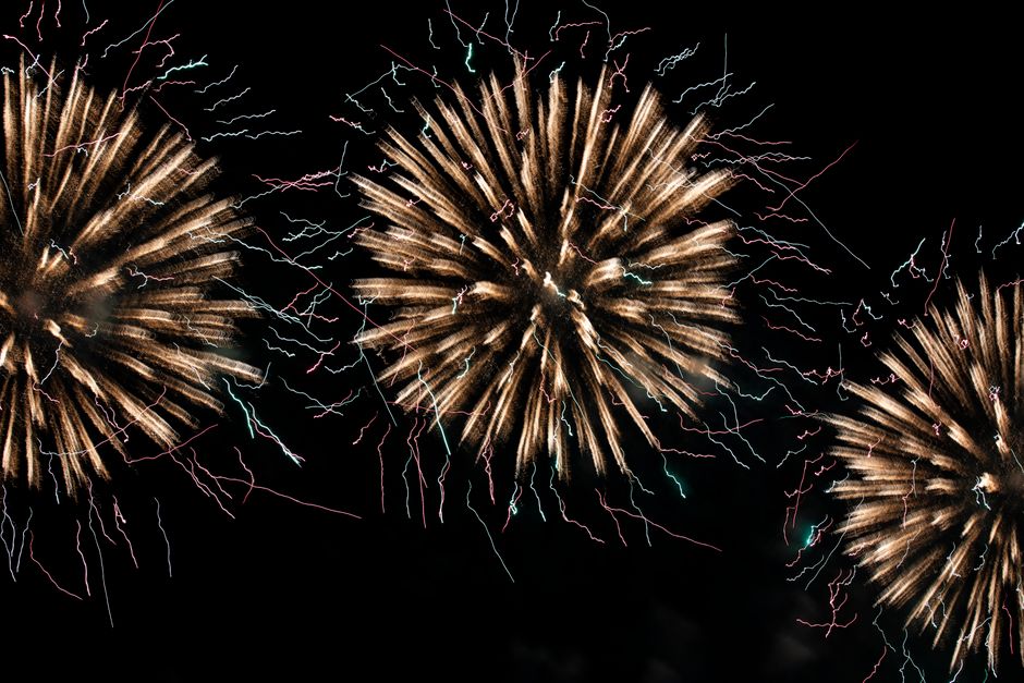 Firework Decal Water Sliders
