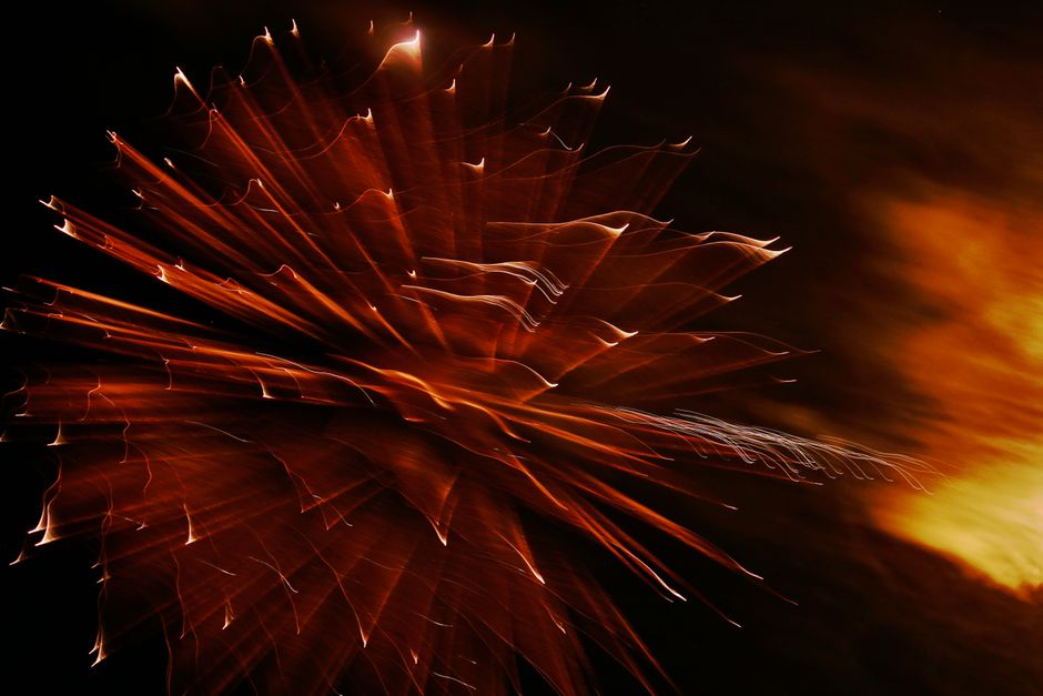 Fireworks Explosion Abstract