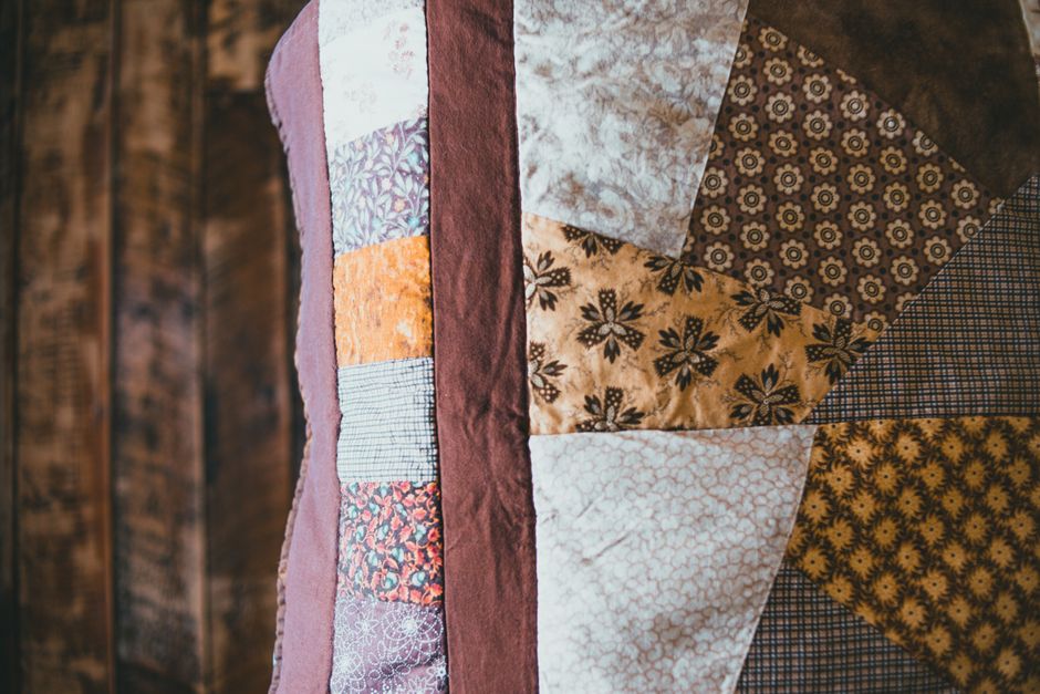 Floral Patchwork Quilt Set
