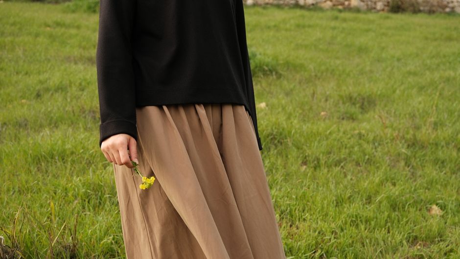 Flowy Midi Skirt