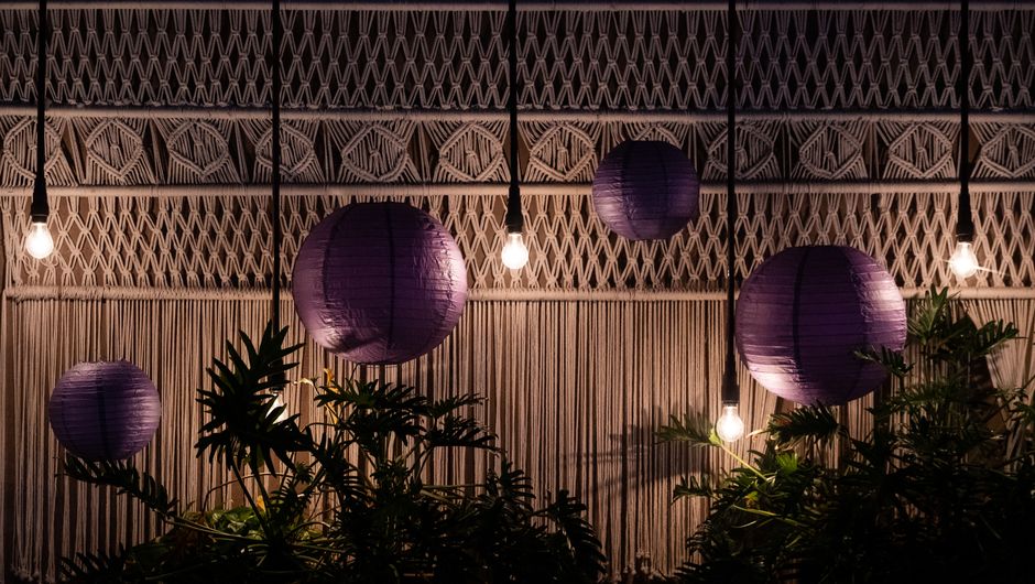 Fringed Macrame Pendant Light Shade