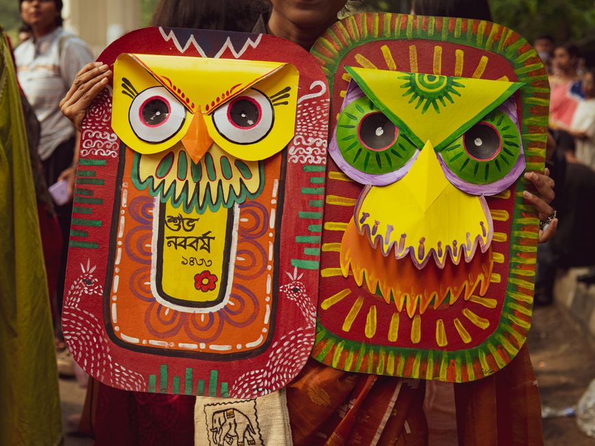 Geometric Owl Mask Template