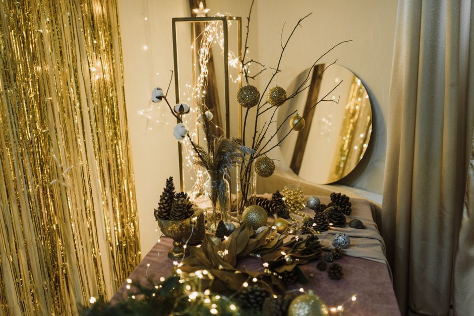 Glitter Glass Vases