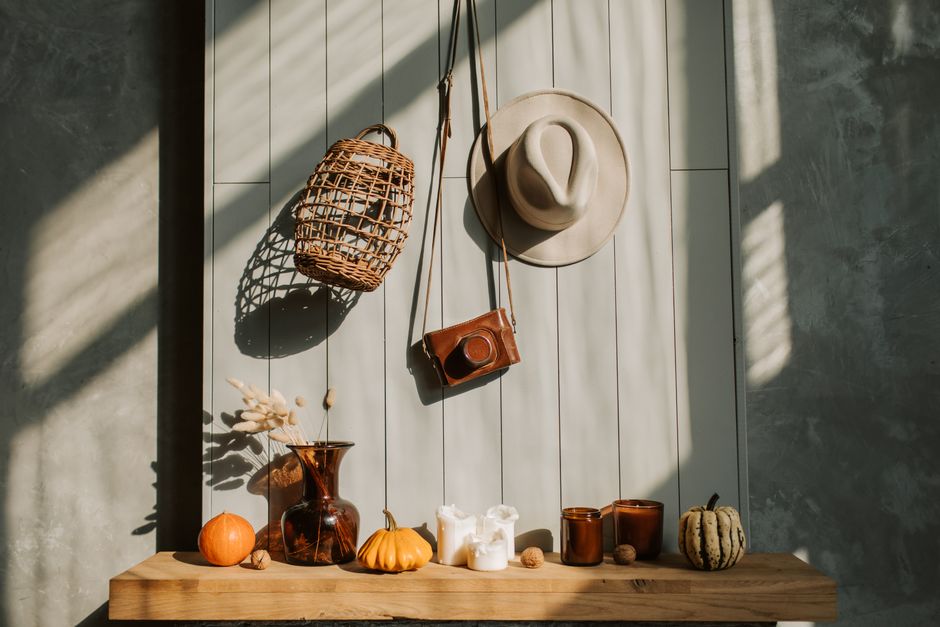 Handcrafted Rattan Pumpkin Set