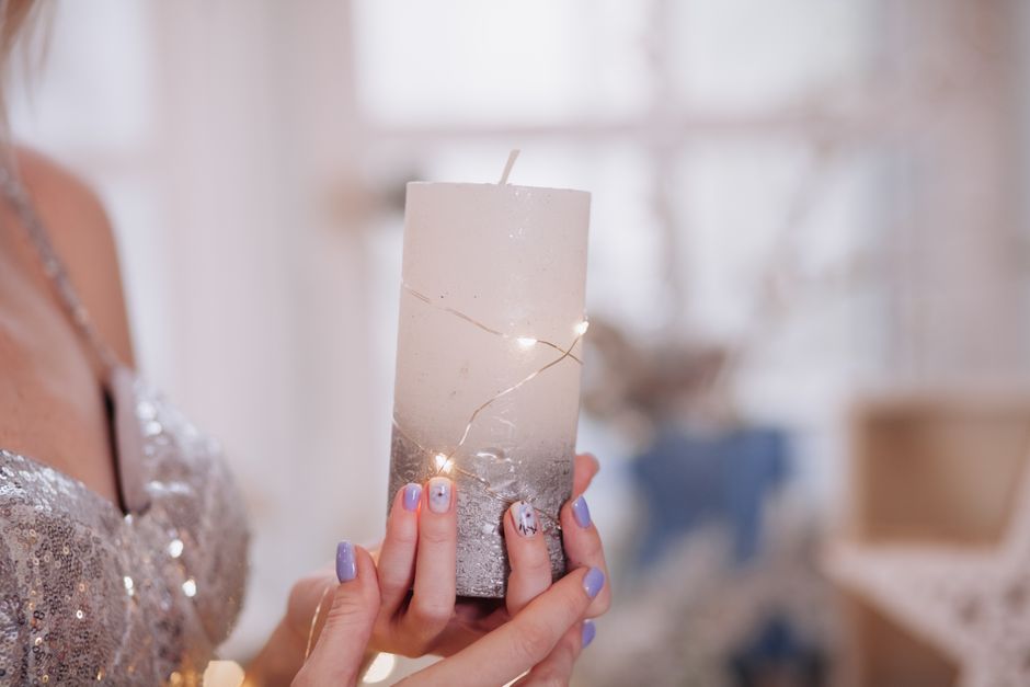 Holographic Silver Nail Glitter