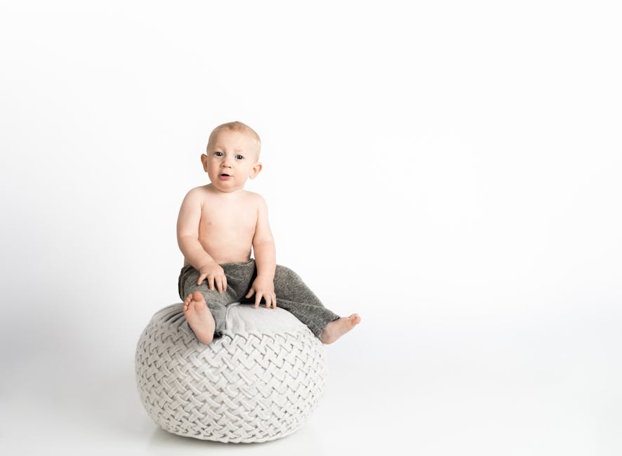 Large Cozy Floor Pouf