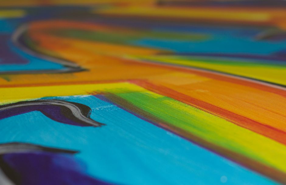 Large-Scale Abstract Canvas