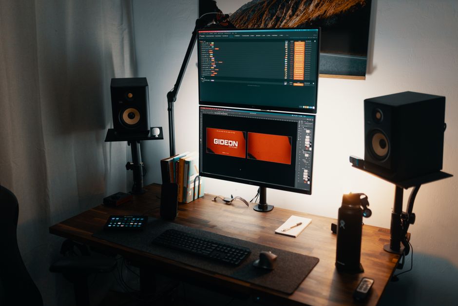 LED Desk Lamp with Wireless Charging