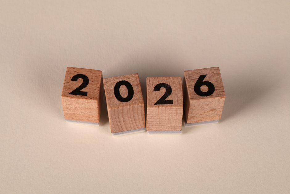 Library Card Inspired Wall Calendar 2026