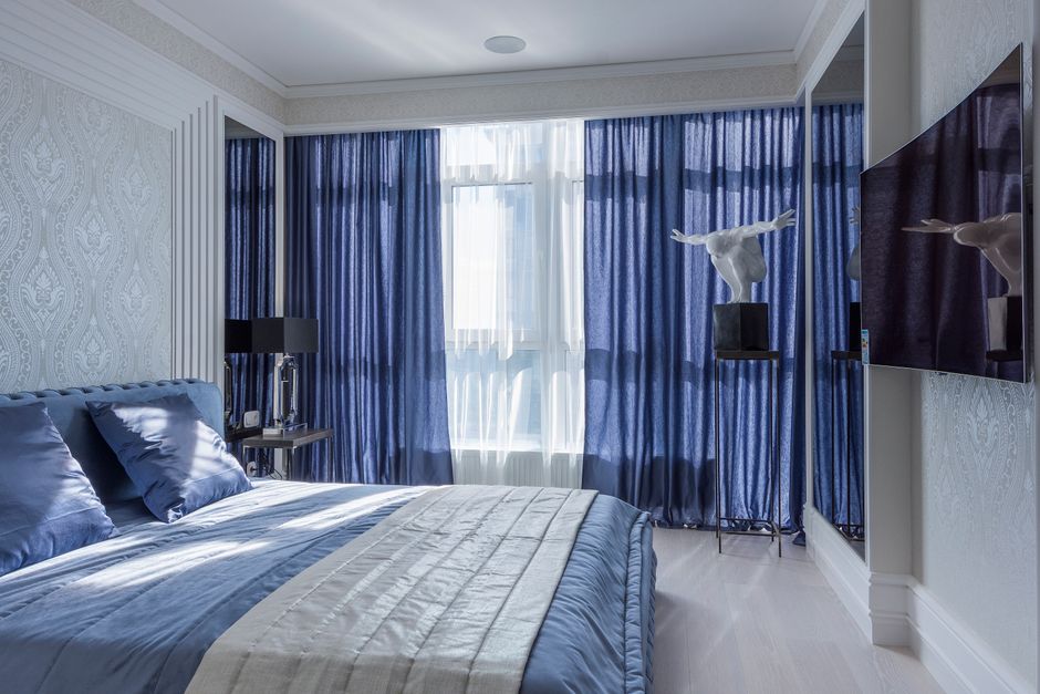 Light Blue Linen Curtains