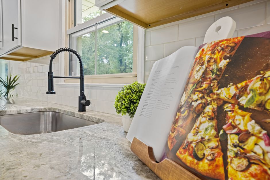 Marble Cookbook Stand