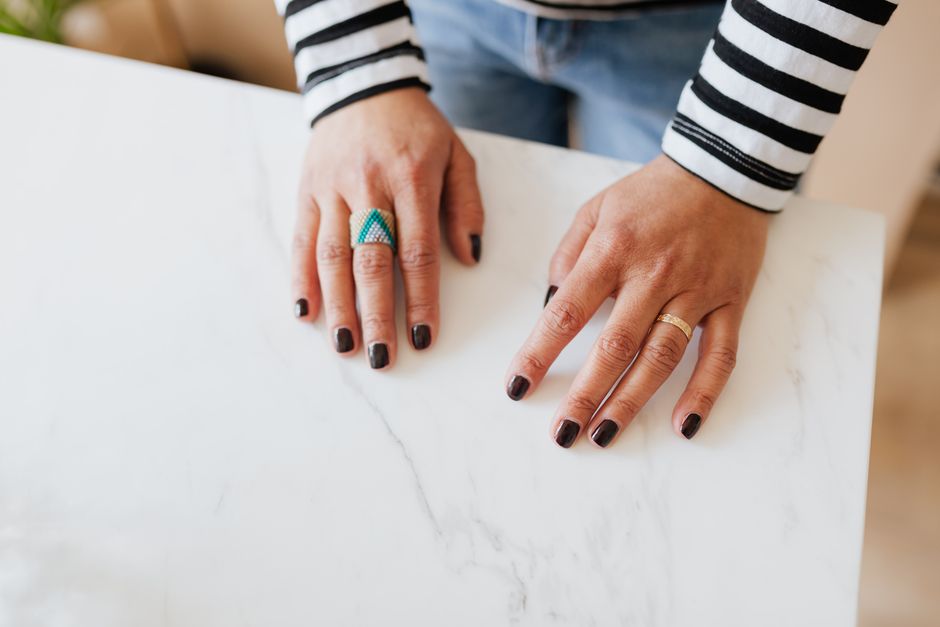 Marble Effect Nails