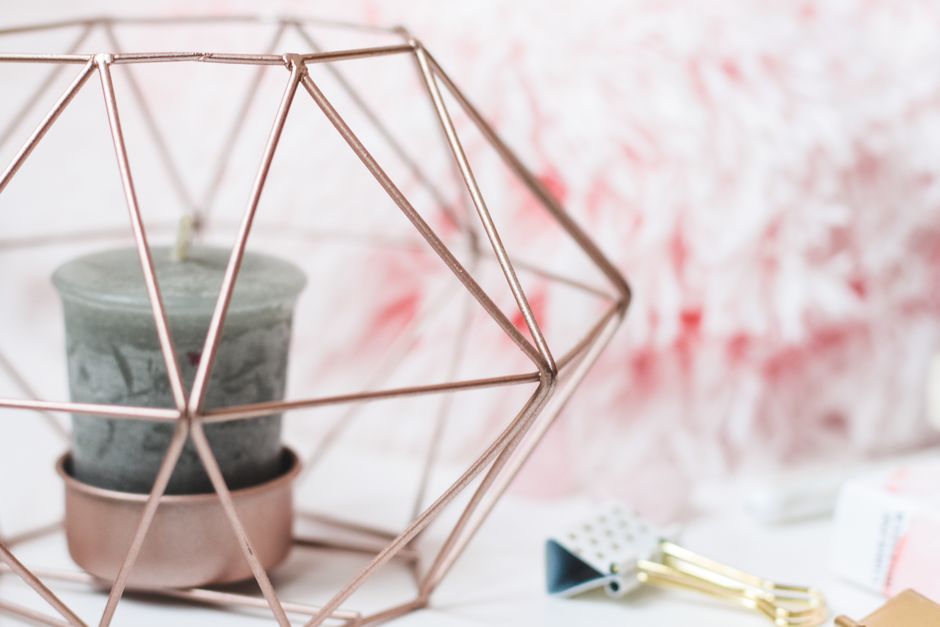 Metallic Candle Holders