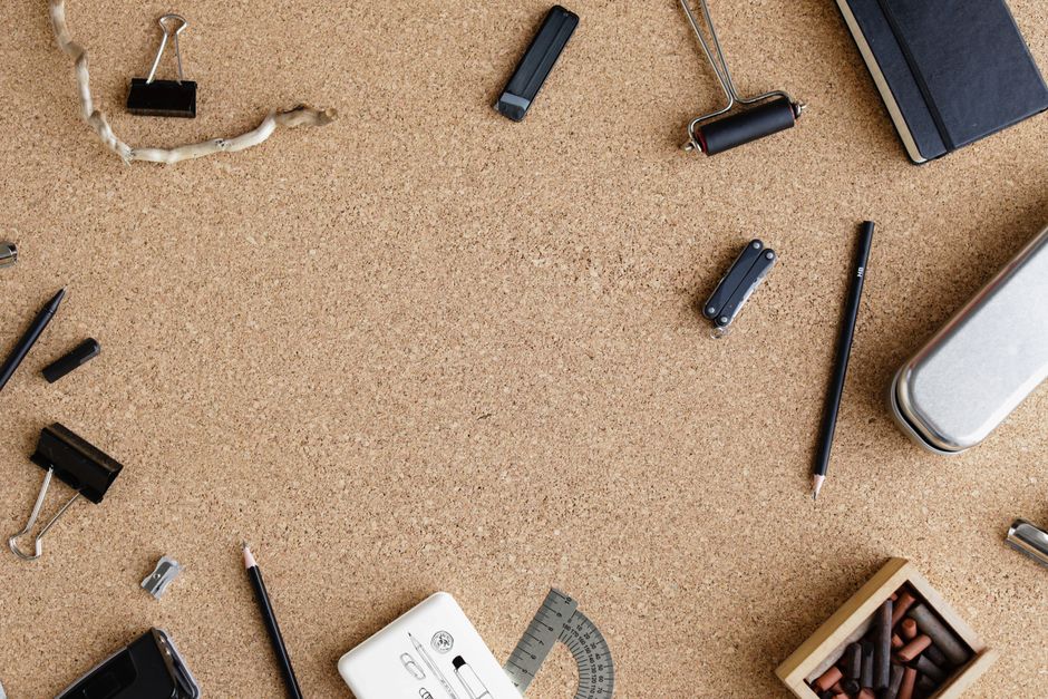 Mini Cork Message Board with Clips