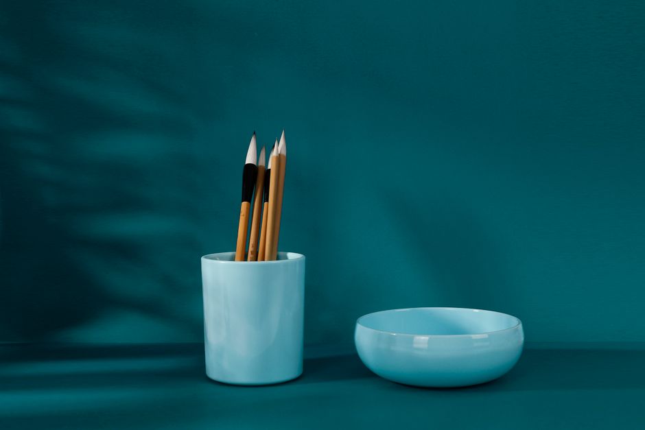 Minimalist Ceramic Pencil Holder