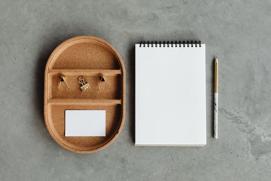Multi-Section Cork and Whiteboard Organizer