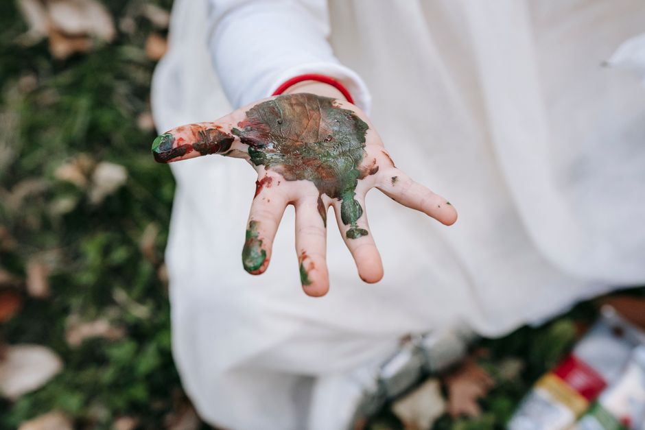 Organic Edible-Grade Baby Finger Paint