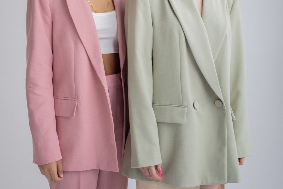 Pastel Blazer Dress