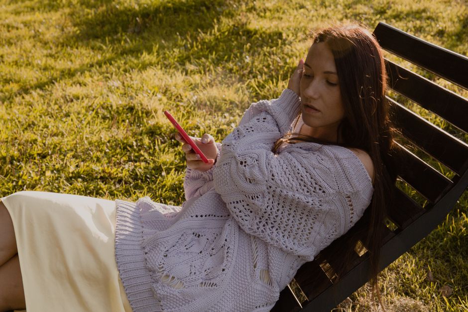 Pastel Knit Sweater with Pleated Midi Skirt