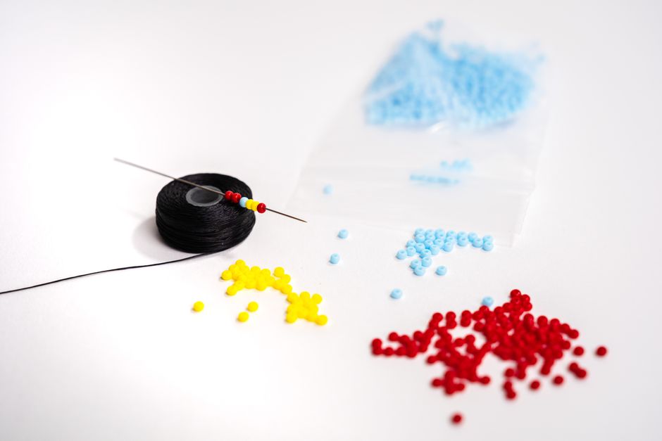 Patriotic Pony Bead Suncatcher Kit