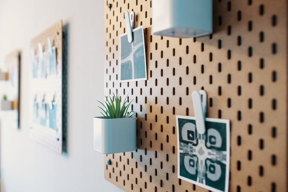 Pegboard Bulletin Board System