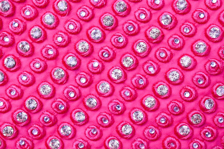 Pink Rhinestone Double Toggle Cover