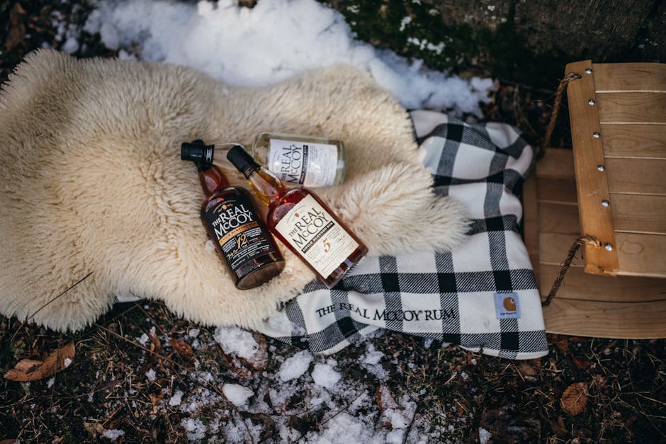 Plaid Wool Throw Blanket