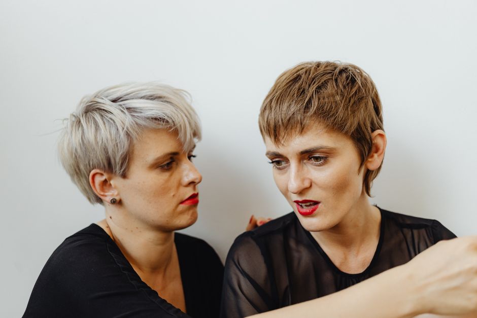 Platinum Blonde Pixie Cut