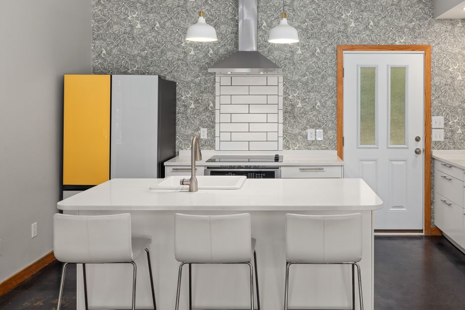 Rustic Wood Grain Fridge Wrap